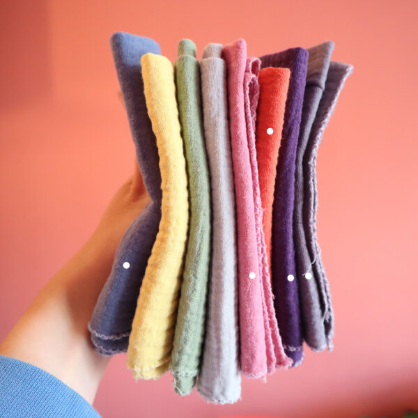 Handmade rainbow hankies [5-pack]