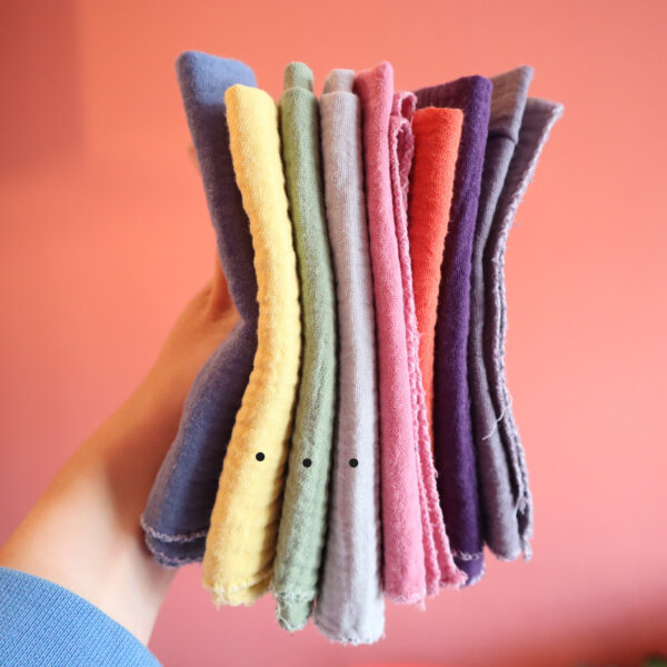 Handmade rainbow hankies [3-pack]